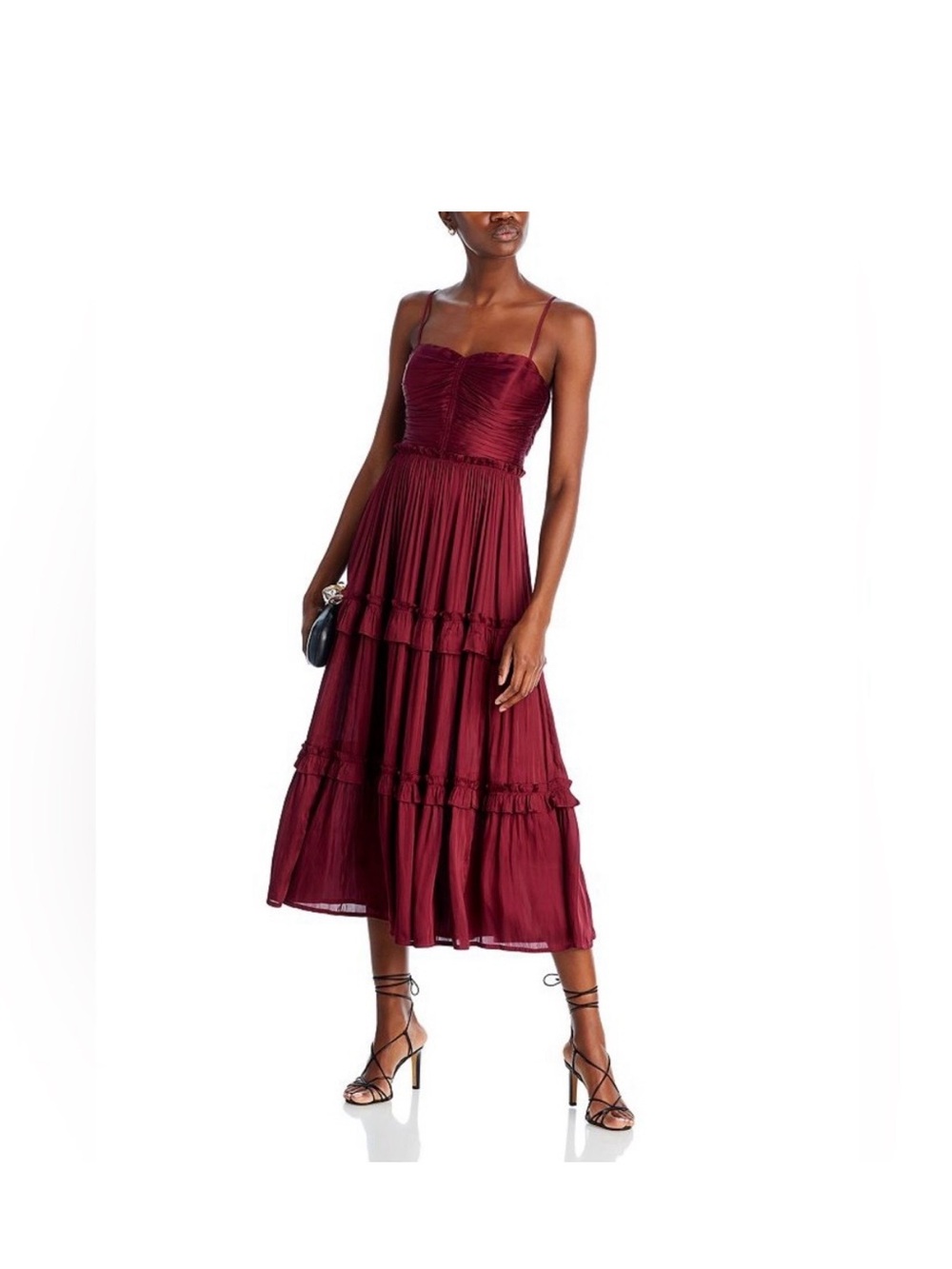 Aqua burgundy dress!